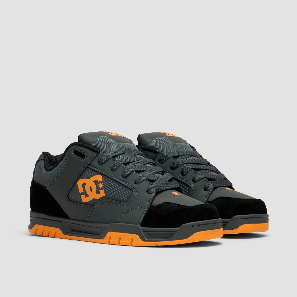 DC Coiler Shoes - Grey/Black/Orange - Image 2