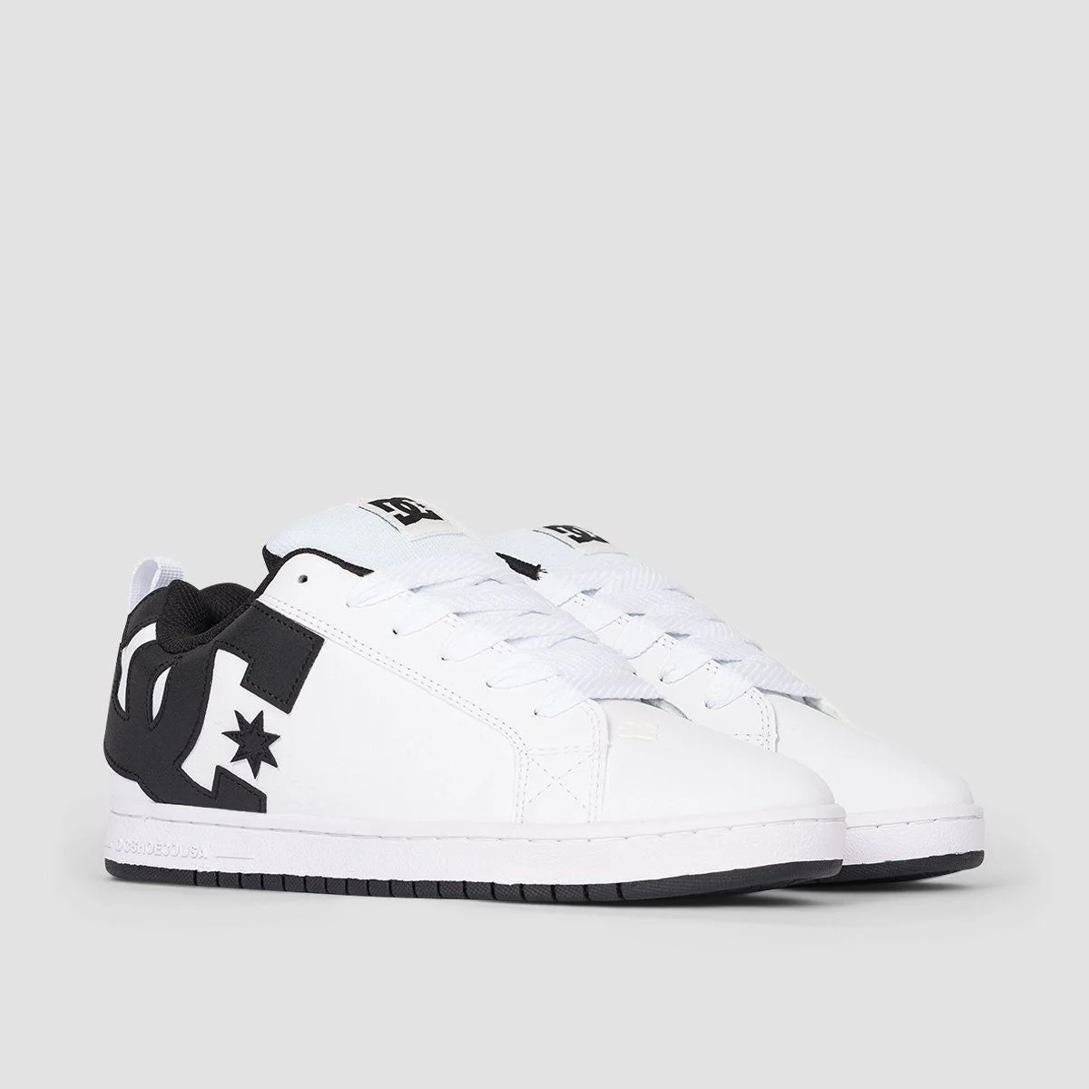 DC Court Graffik Shoes - White/Black/Black - Image 2