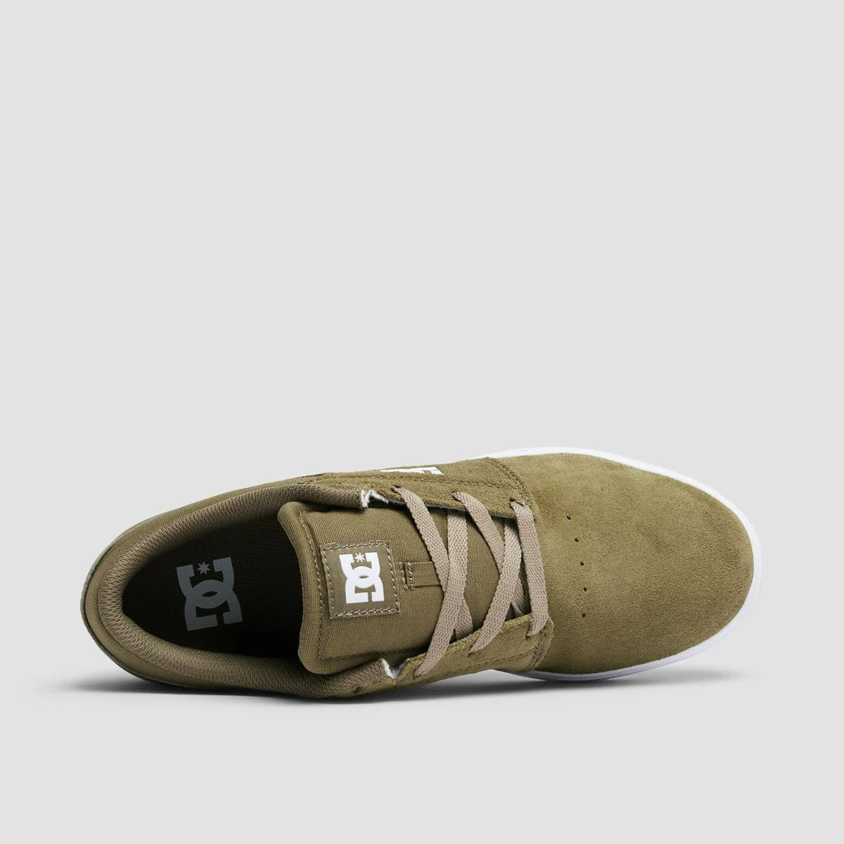 DC Crisis 2 Shoes - Olive/White - Image 4