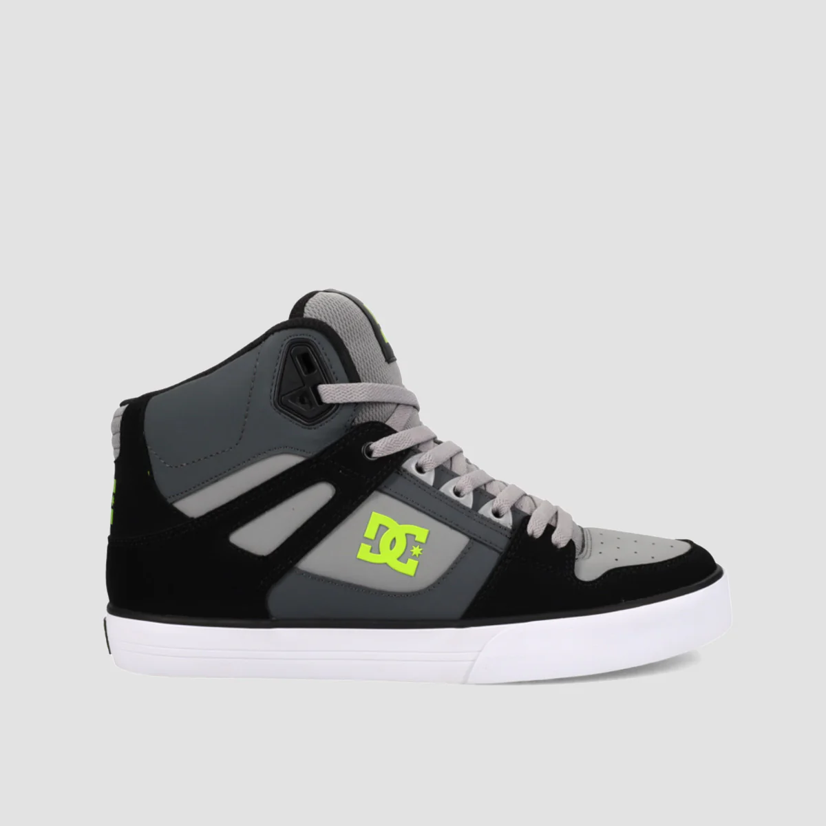 DC DC Pure High-Top WC Shoes - Black/Lime