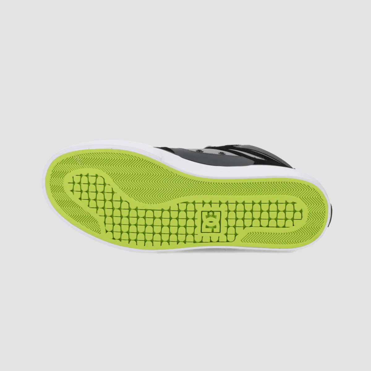 DC DC Pure High-Top WC Shoes - Black/Lime - Image 4