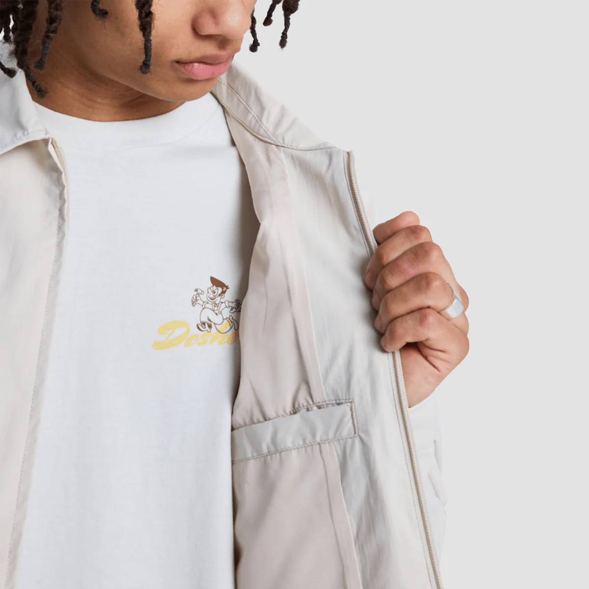 DC Driver Jacket Oatmeal - Image 2