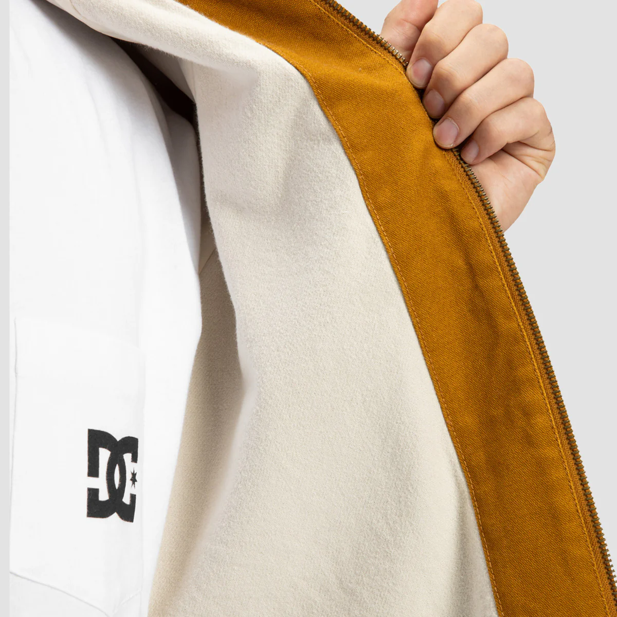 DC Framed Jacket Golden Brown - Image 2