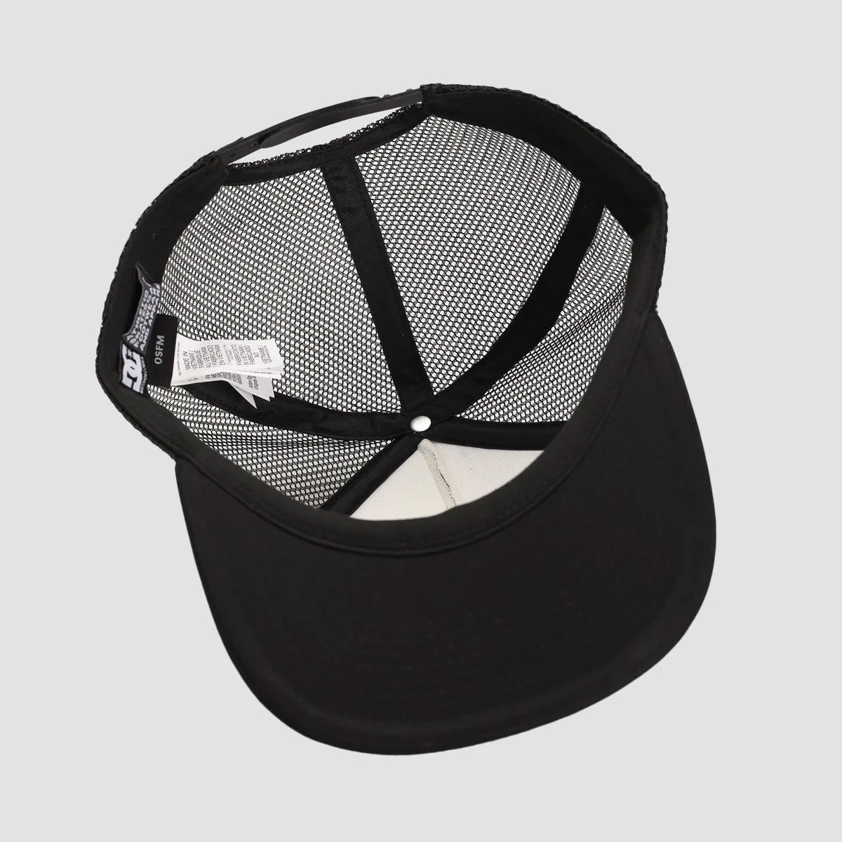 DC Gas Station Trucker Cap White/Black - Image 3