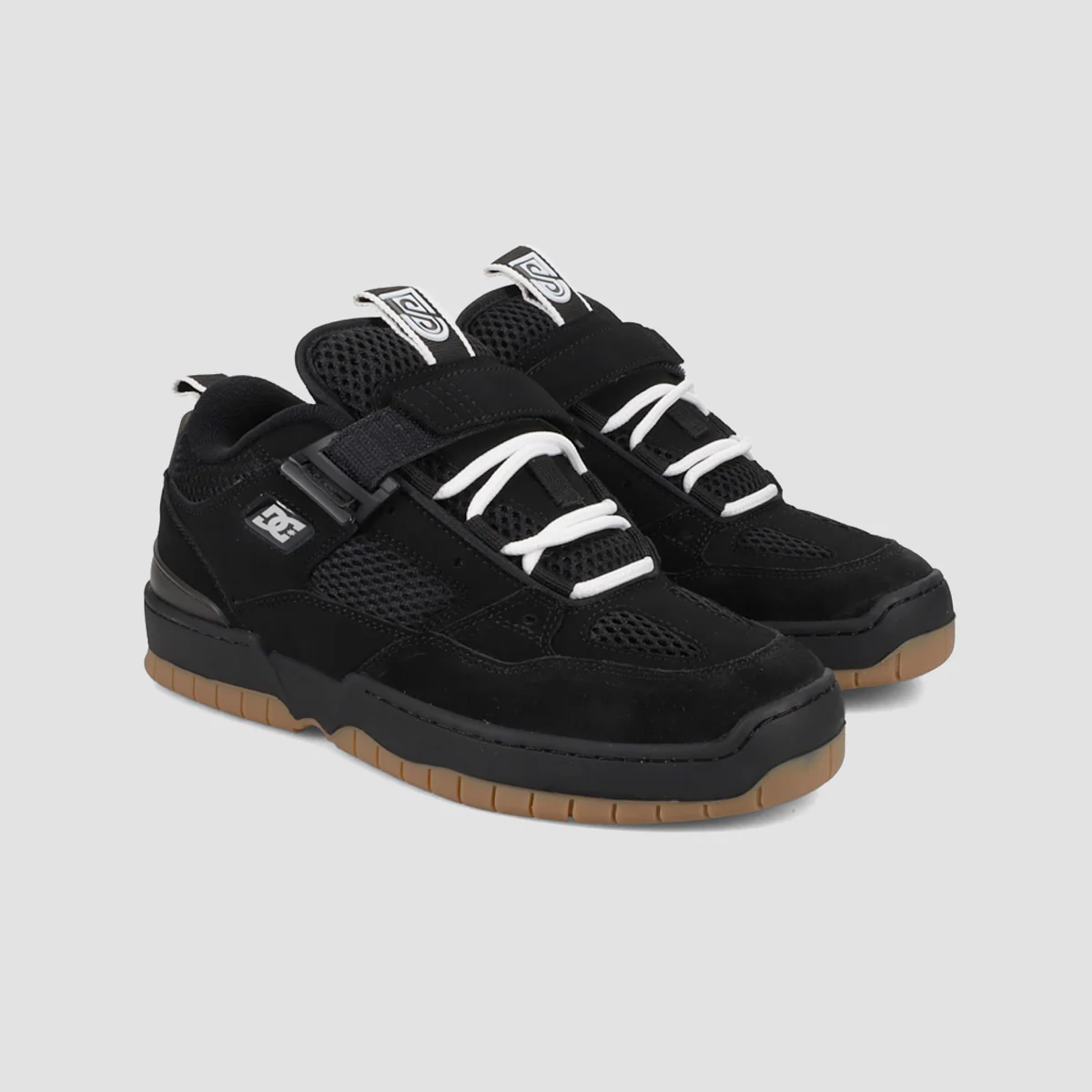 DC JS 1 Shoes - Black/Black/Gum - Image 2