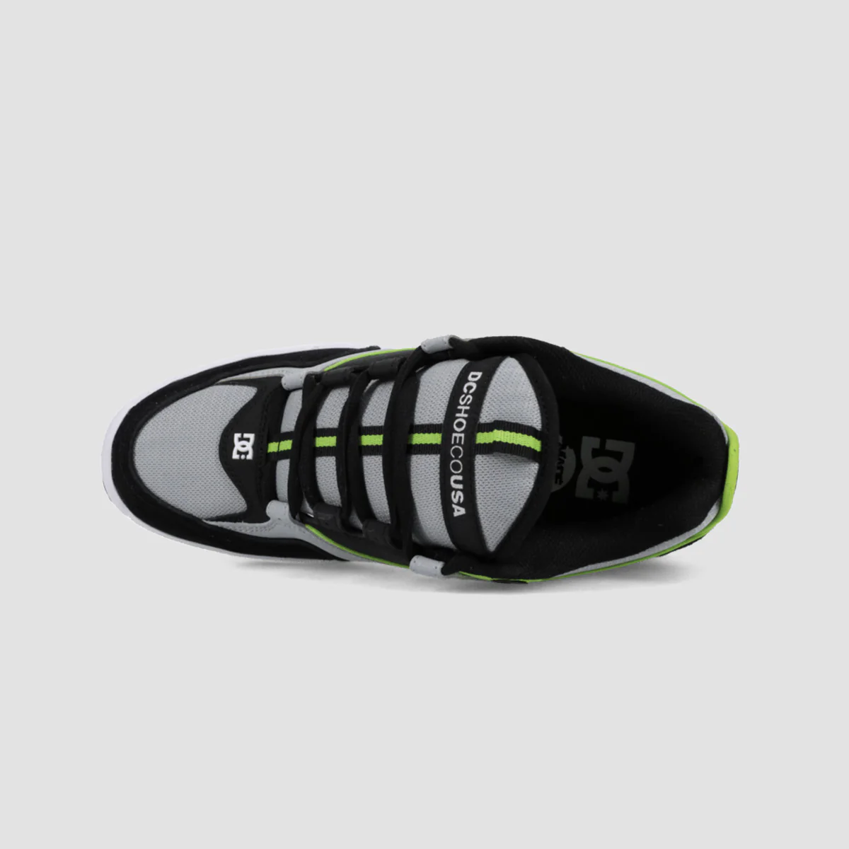 DC Kalynx Zero Shoes - Grey/Black/Lime - Image 3