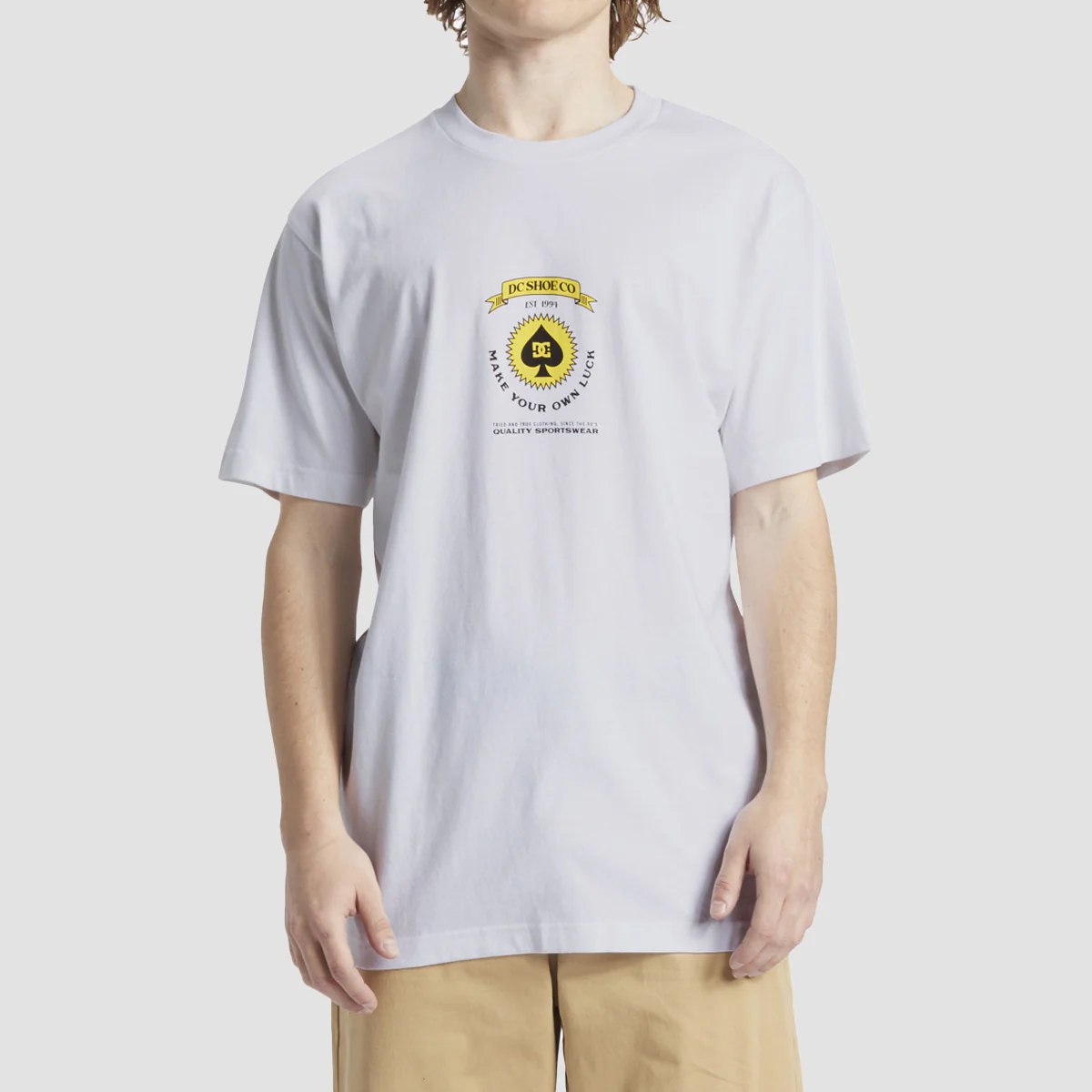 DC Lucky Hand T-Shirt White - Image 2