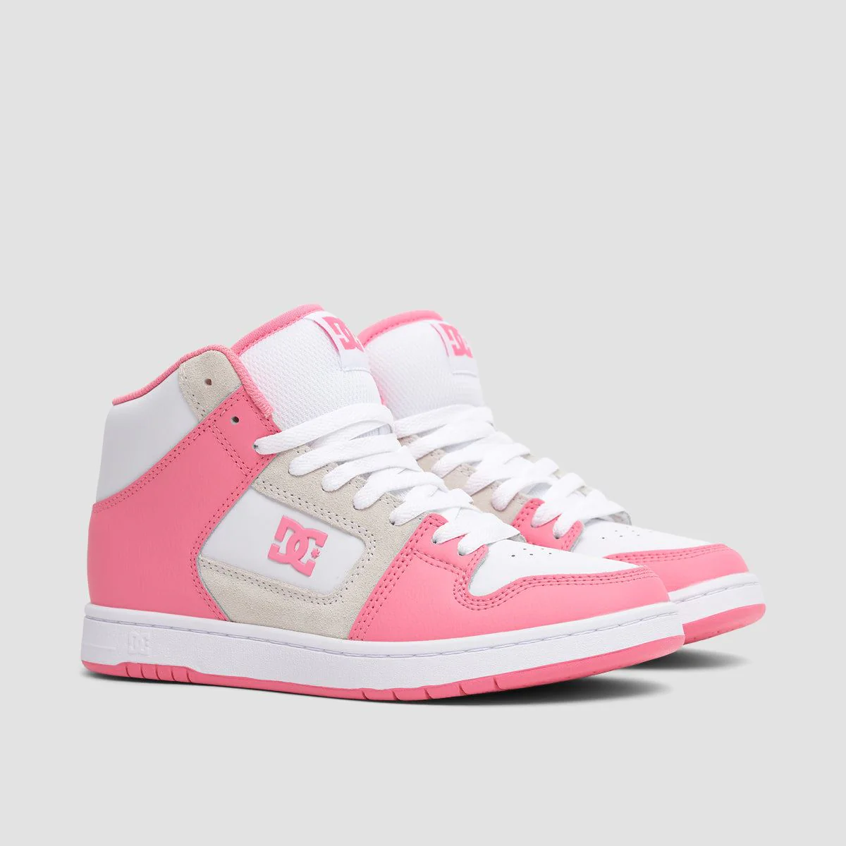 DC Manteca 4 Hi Shoes - Pink/White - Womens - Image 2