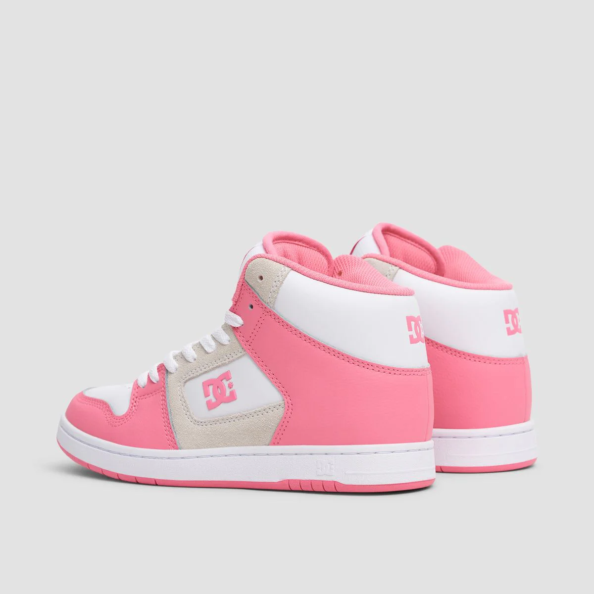 DC Manteca 4 Hi Shoes - Pink/White - Womens - Image 3