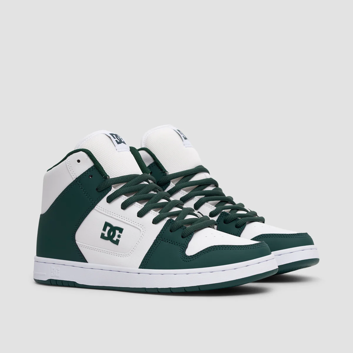 DC Manteca 4 Hi Shoes - White/Dark Olive - Image 2
