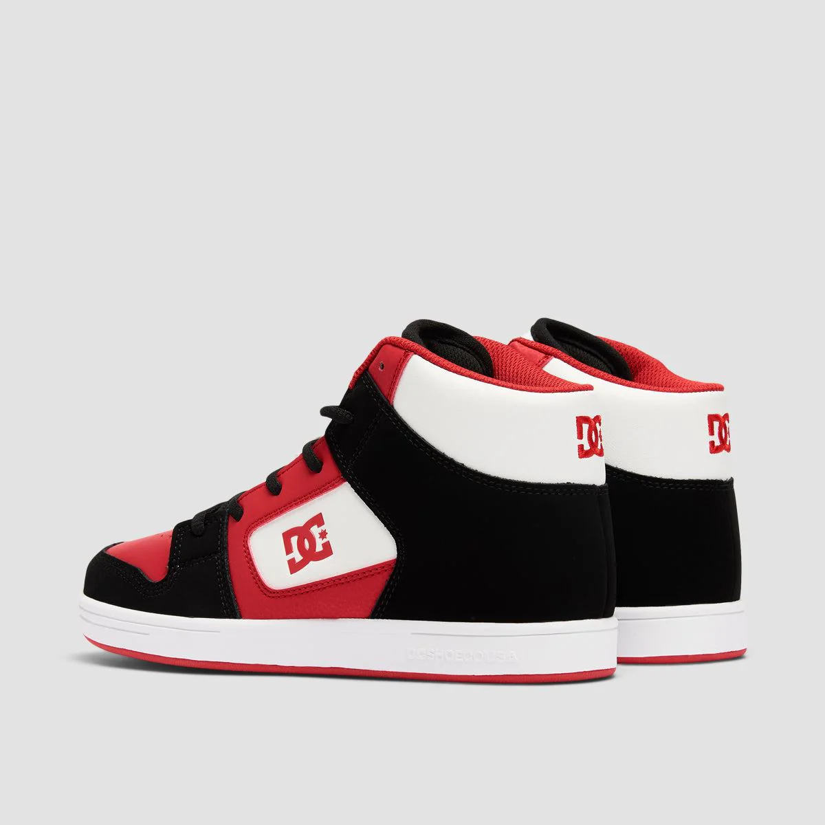 DC Manteca 4 High Top Shoes - Black/Red - Kids - Image 3