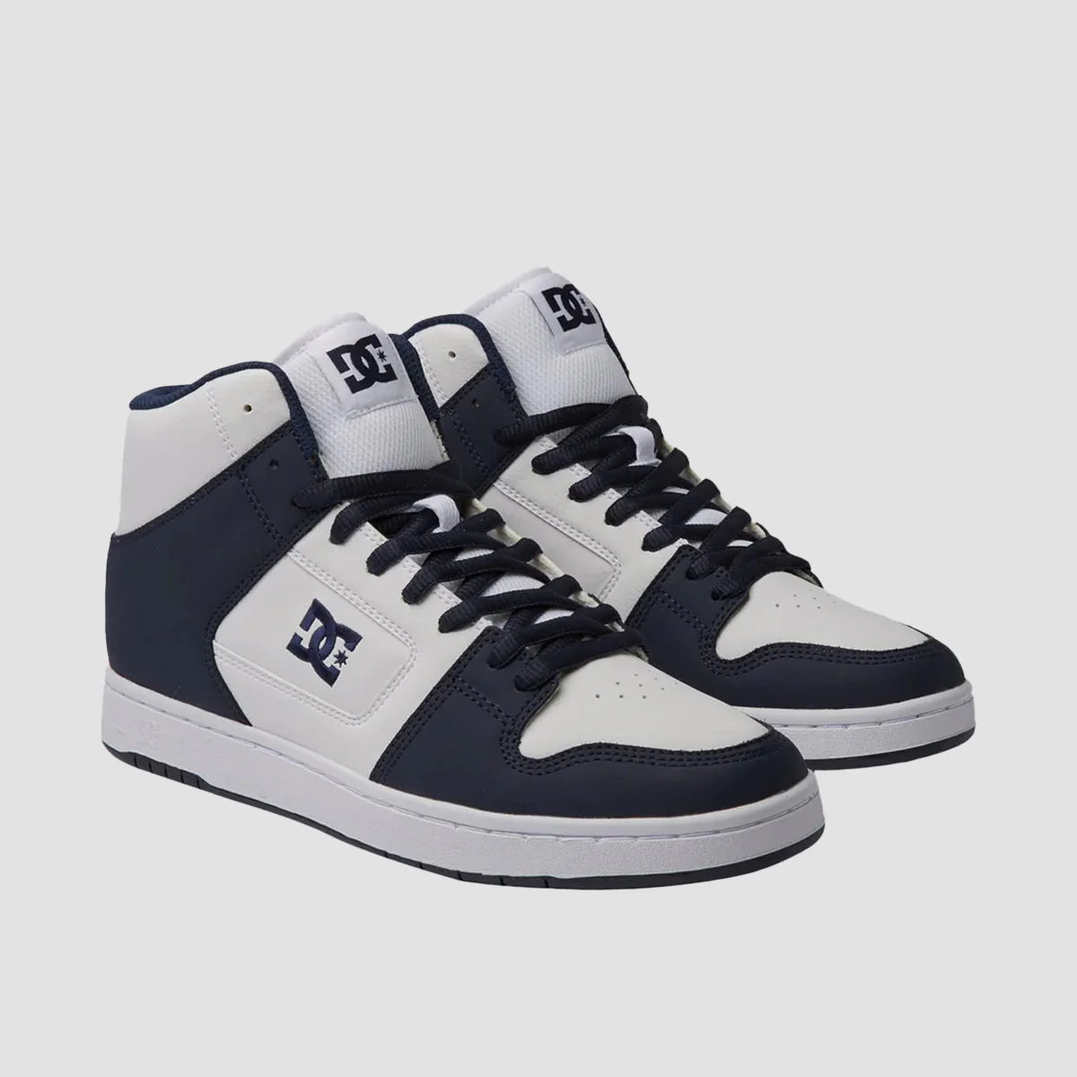 DC Manteca 4 High Top Shoes - White/Navy - Image 2