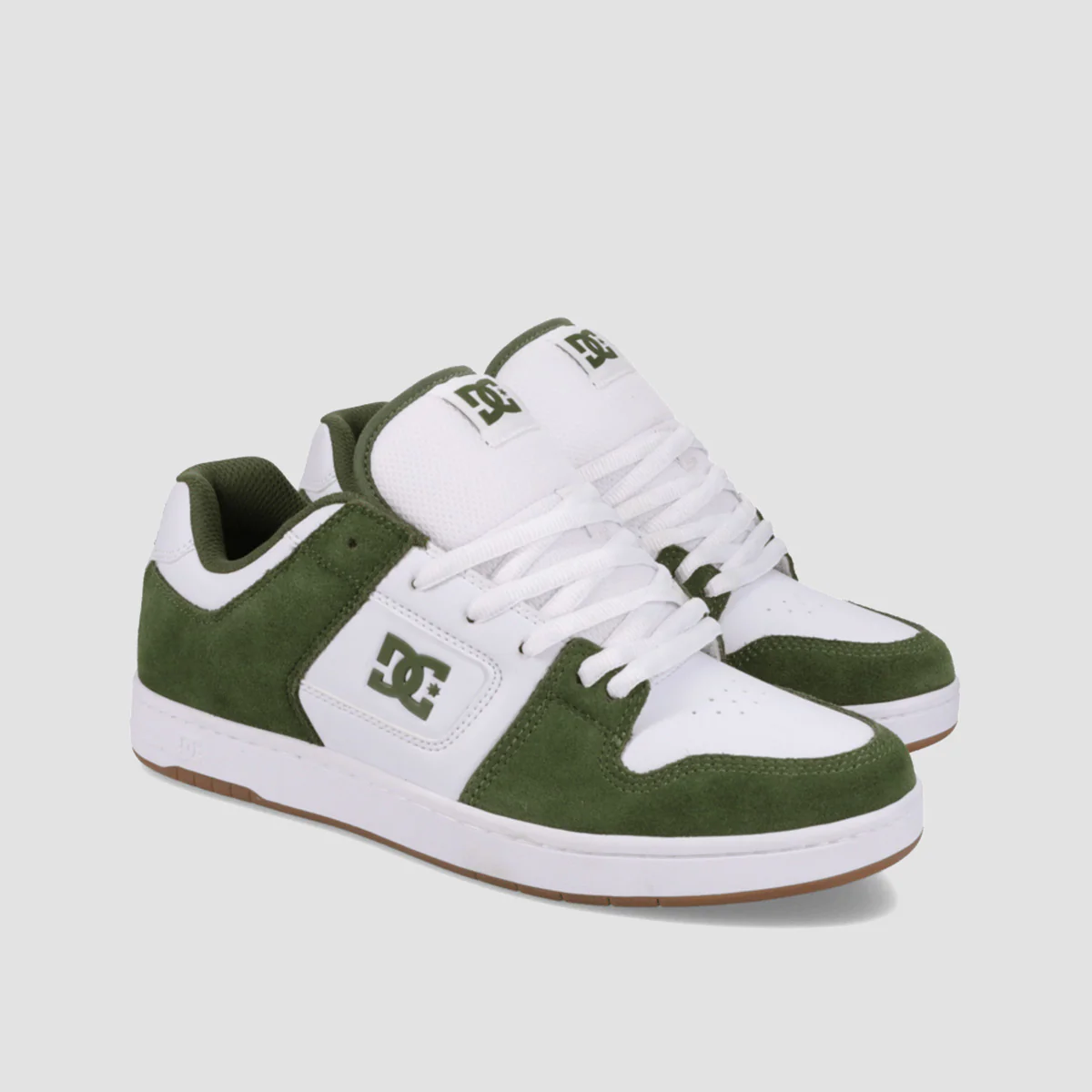DC Manteca 4 Shoes - Olive/White - Image 2