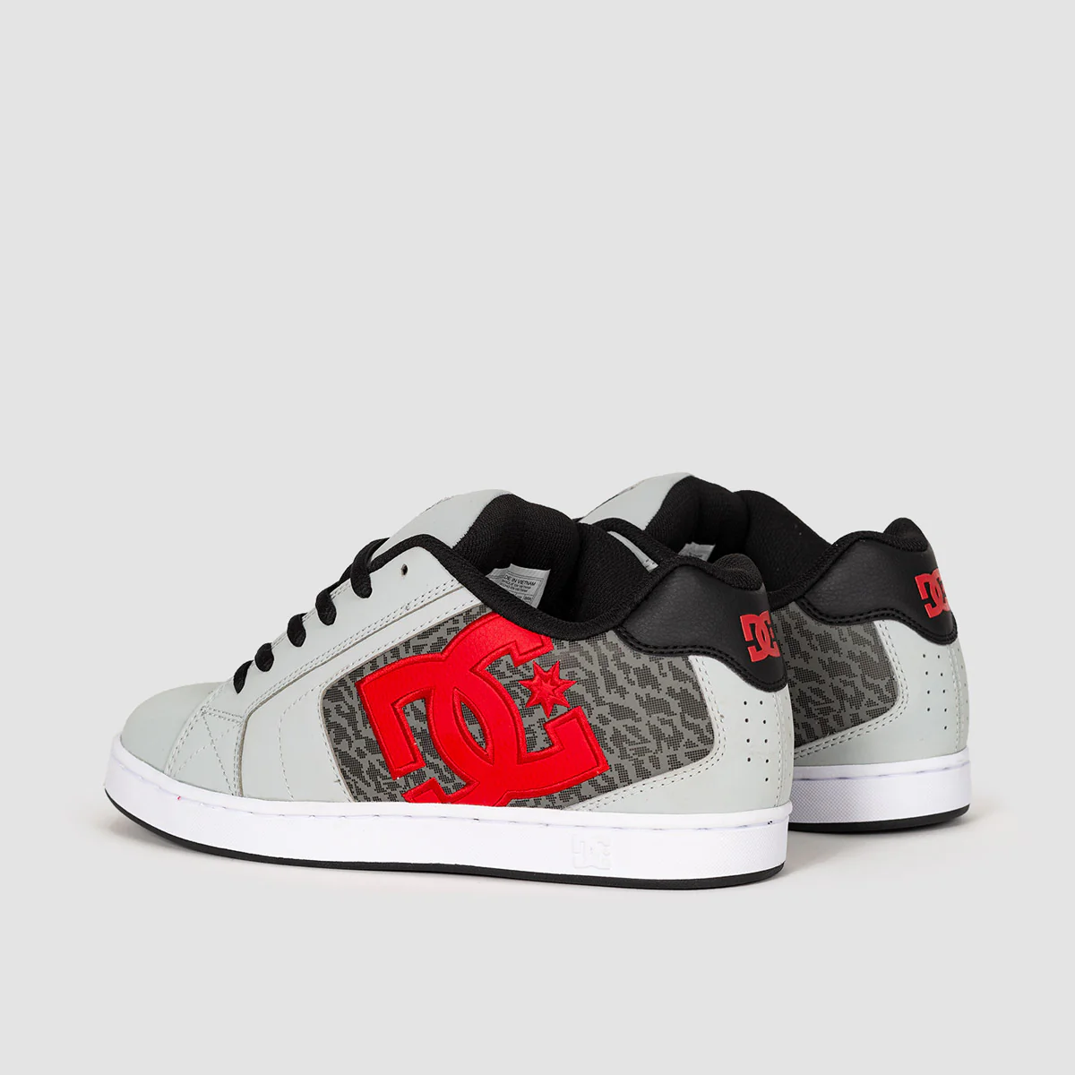 DC Net SE Shoes - Grey/Red/White - Image 3