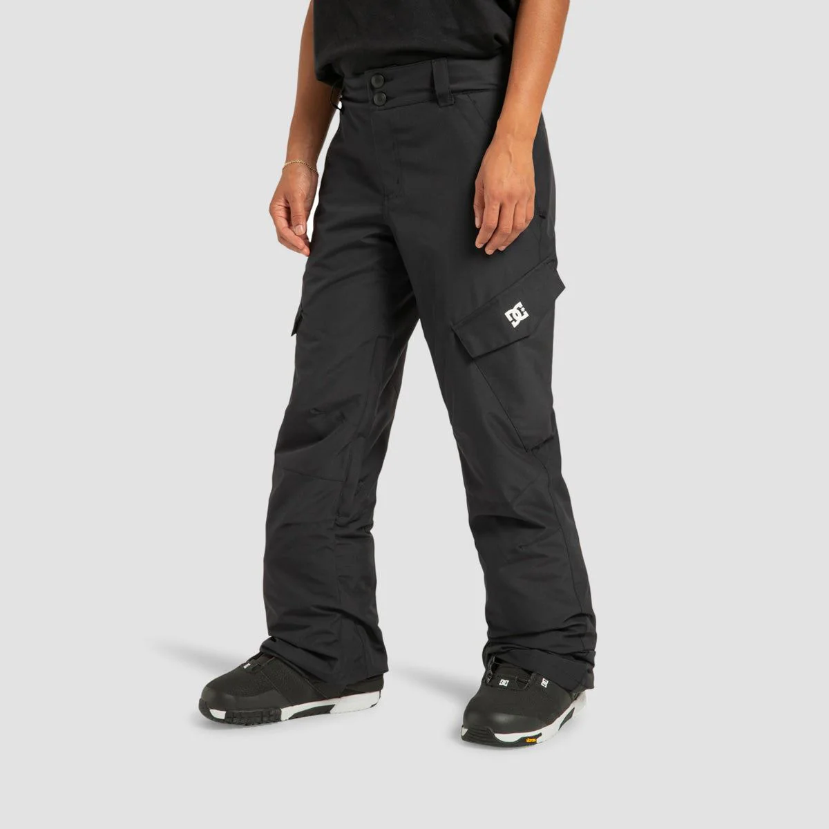 DC Nonchalant Snow Pants Black - Womens - Image 2