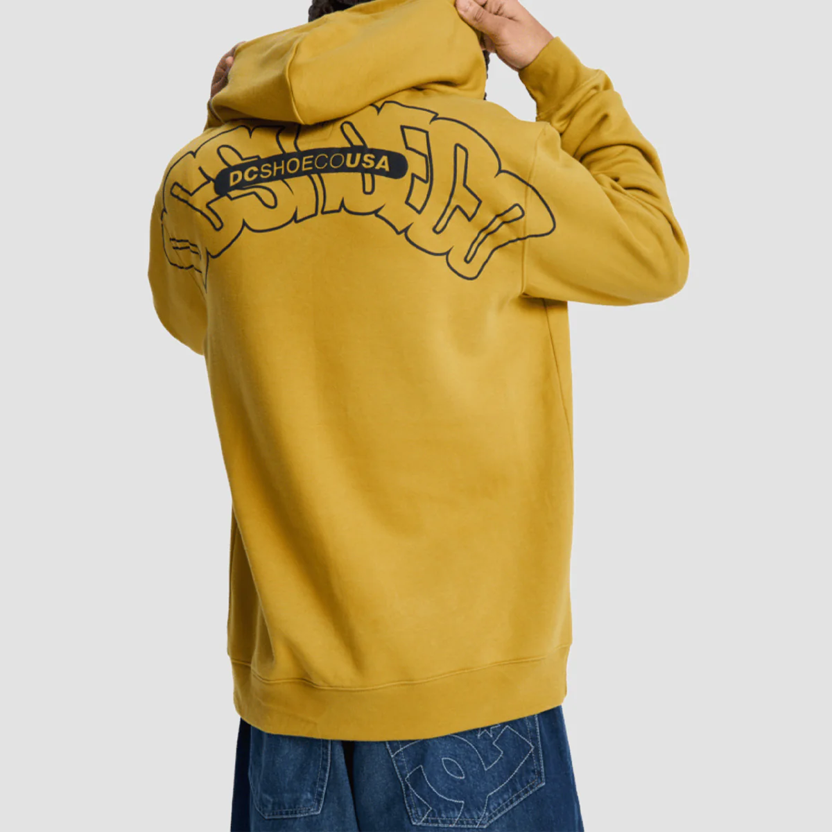 DC Omega Pullover Hoodie Golden Olive - Image 2
