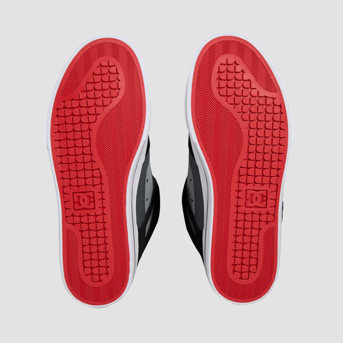 DC Pure High-Top WC Shoes - Black/Grey/Red - Image 4