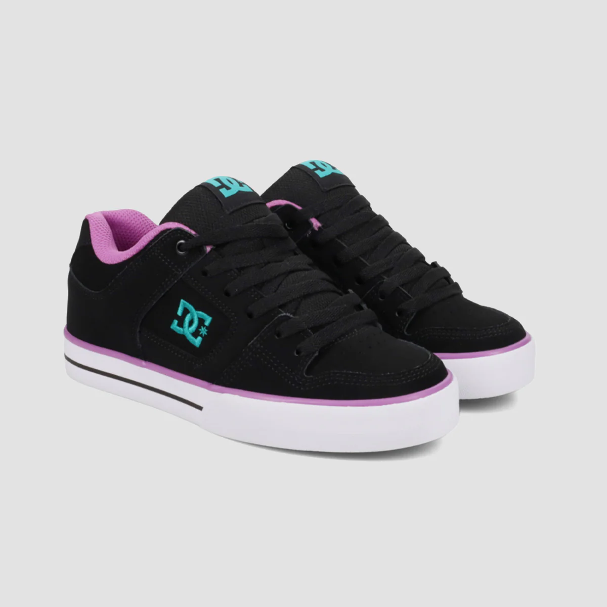 DC Pure Shoes - Black/Multi - Womens - Image 2