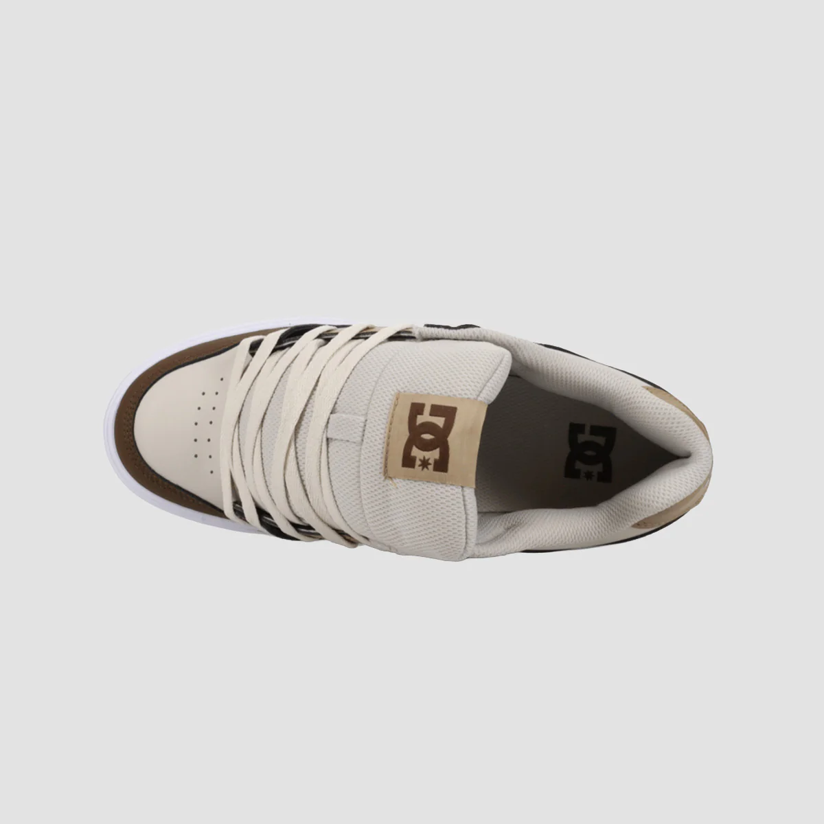 DC Pure Shoes - Brown/Tan/Off White - Image 3