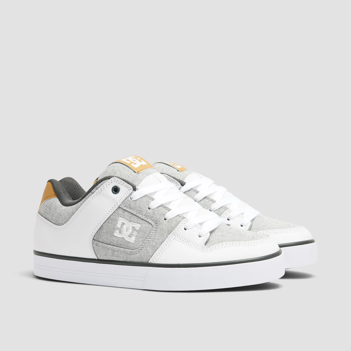 DC Pure Shoes - Grey/White/Grey - Image 2