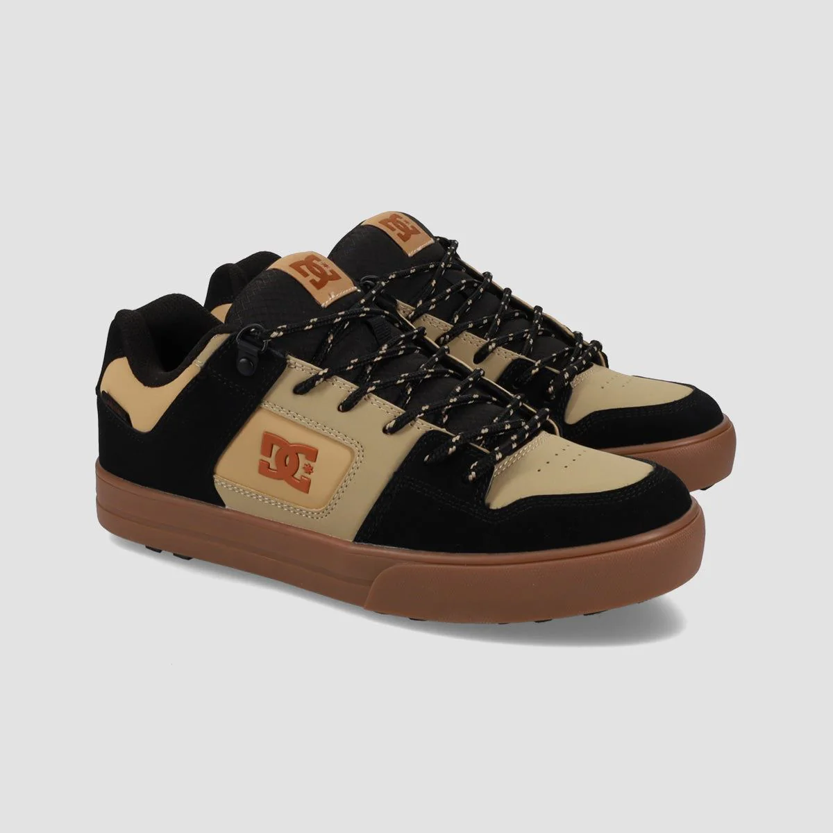DC Pure WNT Shoes - Black/Gum - Image 2