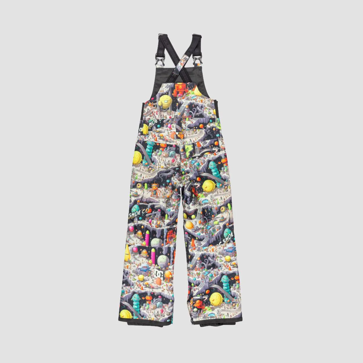 DC Roadblock Snow Bib Pants Outer World Black - Kids - Image 2