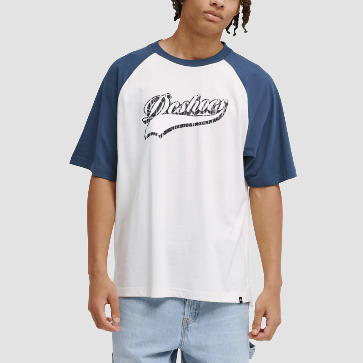 DC Rugged Raglan T-Shirt Lily White