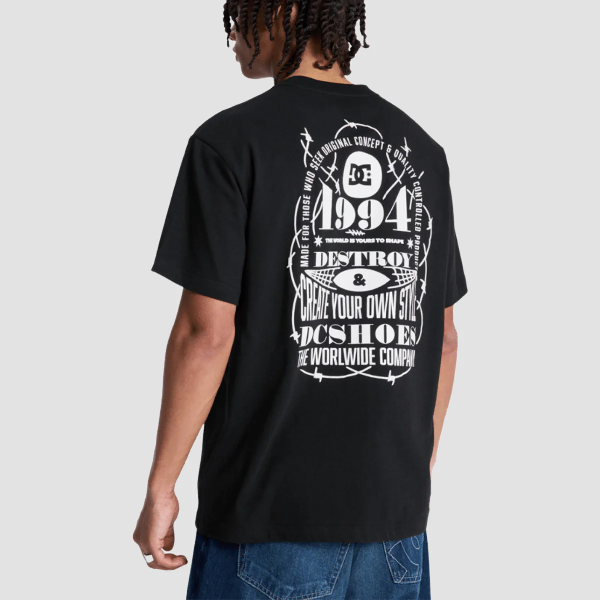 DC Shape Or Destroy T-Shirt Black - Image 2
