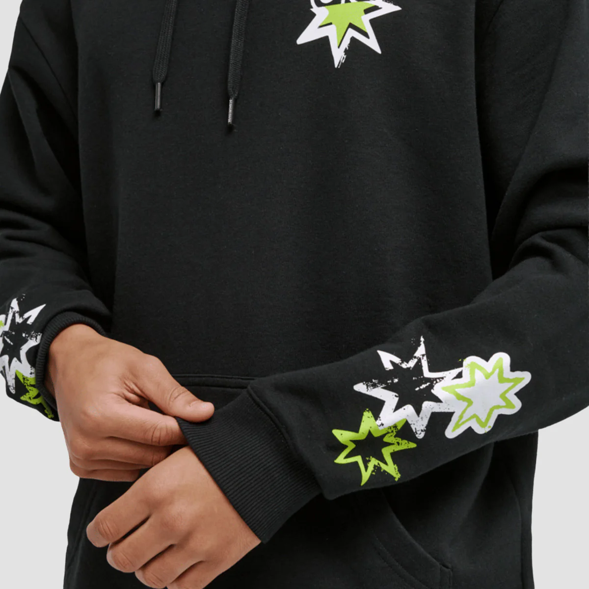 DC Shock Side Pullover Hoodie Black - Image 3