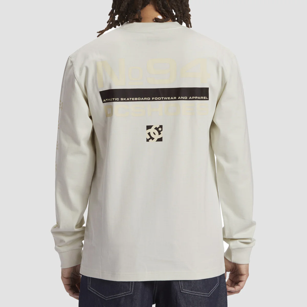 DC Static 94 Longsleeve T-Shirt Lily White - Image 2