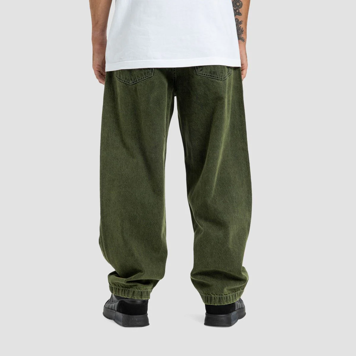 DC Worker Baggy Fit Jeans Bronze Green Rinse - Image 3