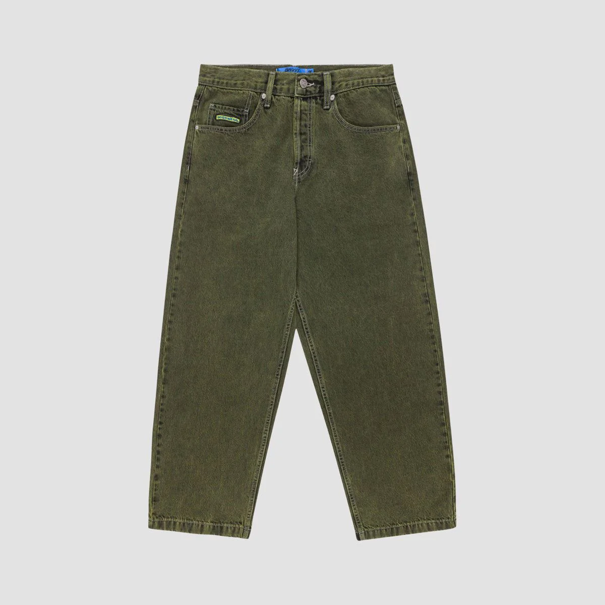 DC Worker Baggy Fit Jeans Bronze Green Rinse - Image 4