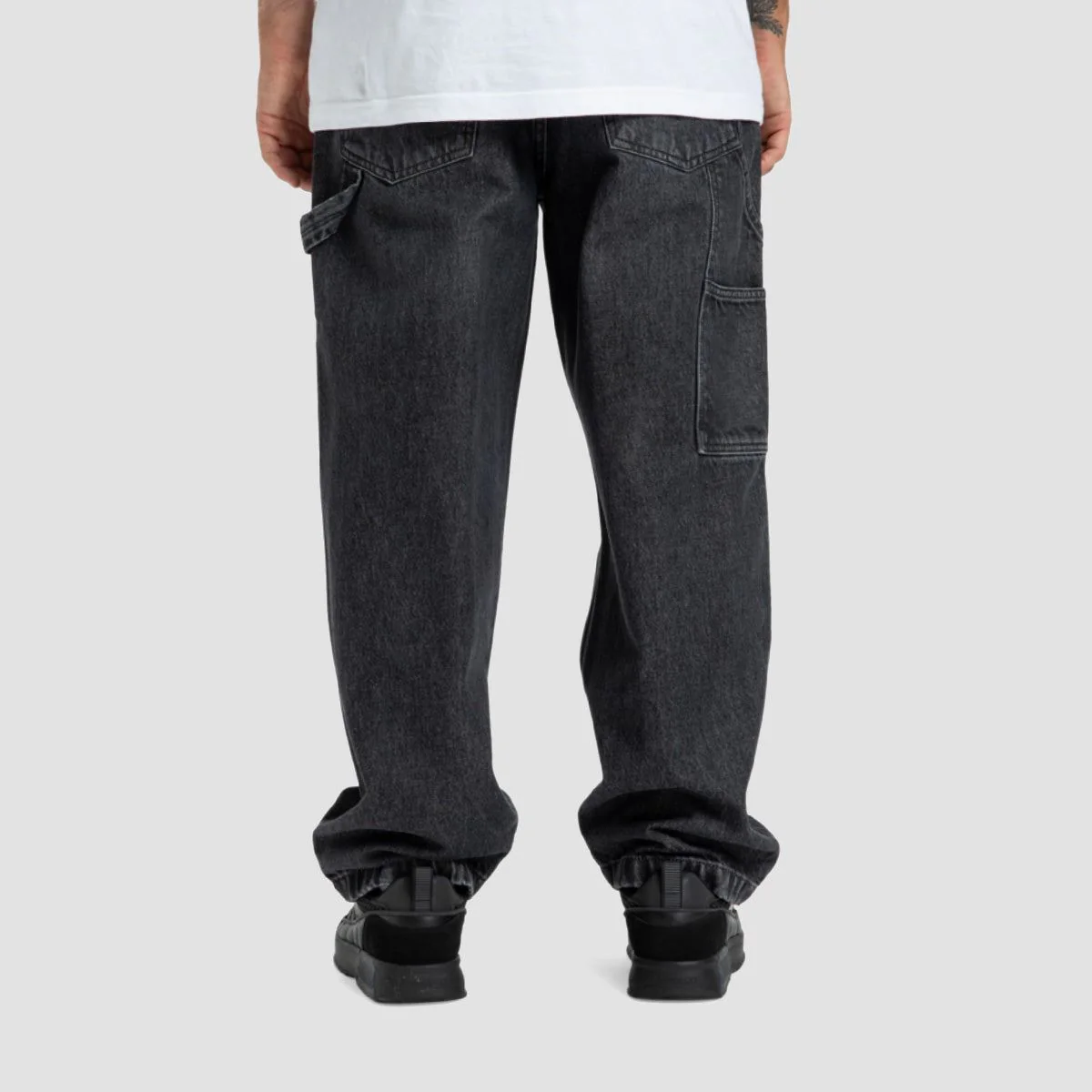 DC Worker Carpenter Baggy Fit Jeans Black - Image 2