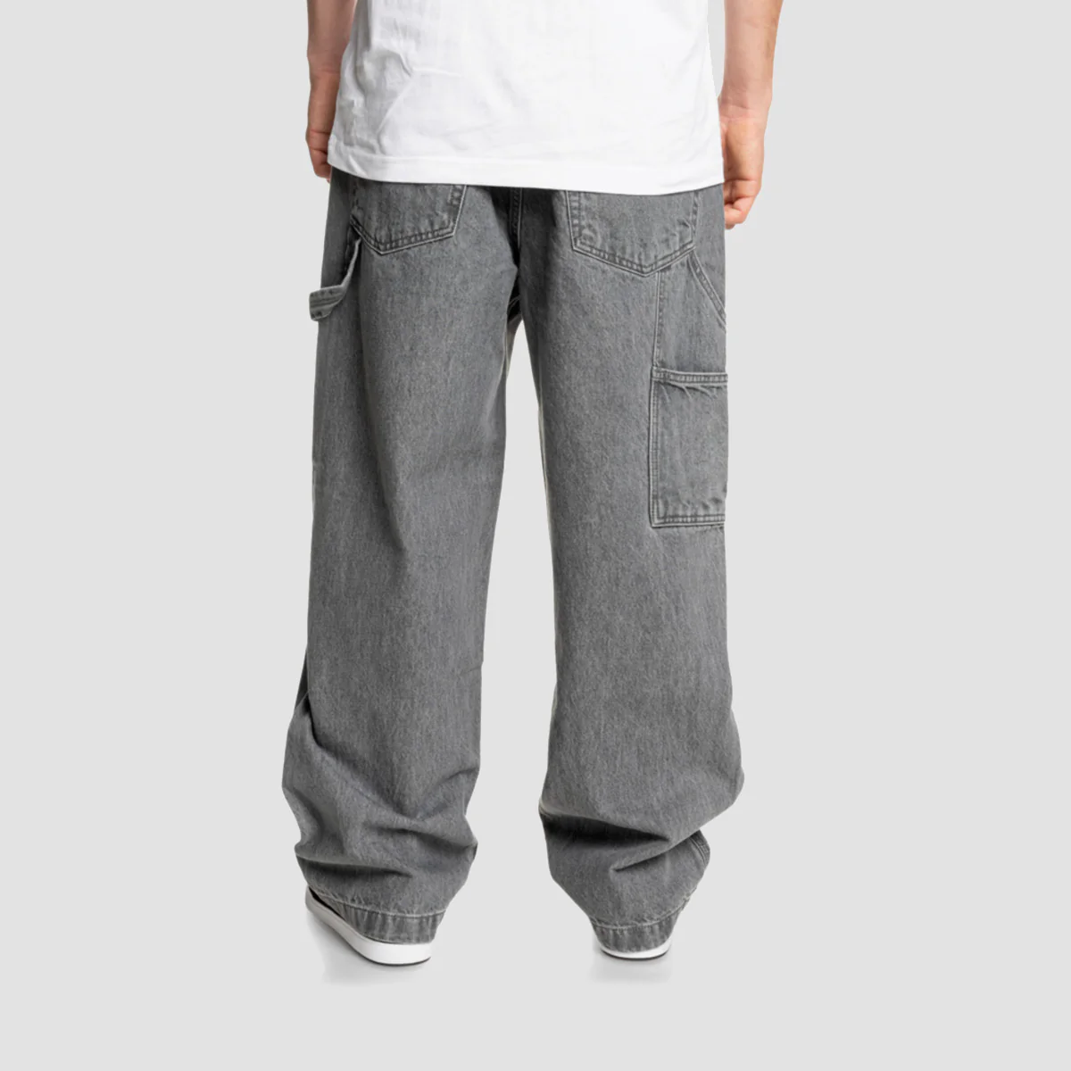 DC Worker Carpenter Baggy Fit Jeans Medium Grey - Image 3