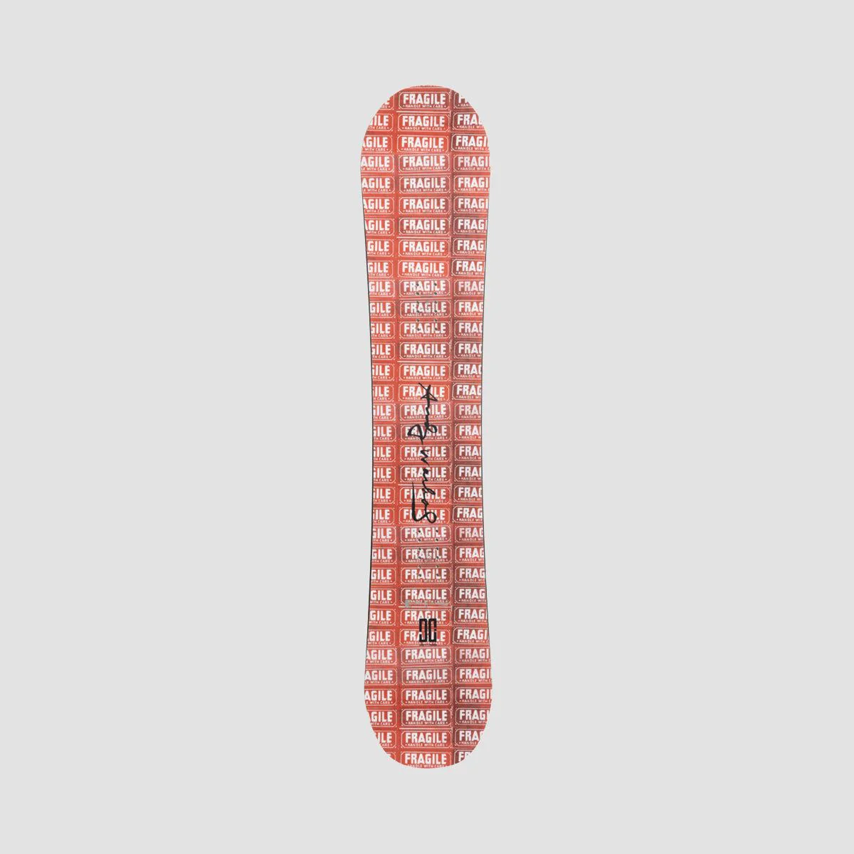 DC x Andy Warhol Ply Snowboard Red Fragile 153cm