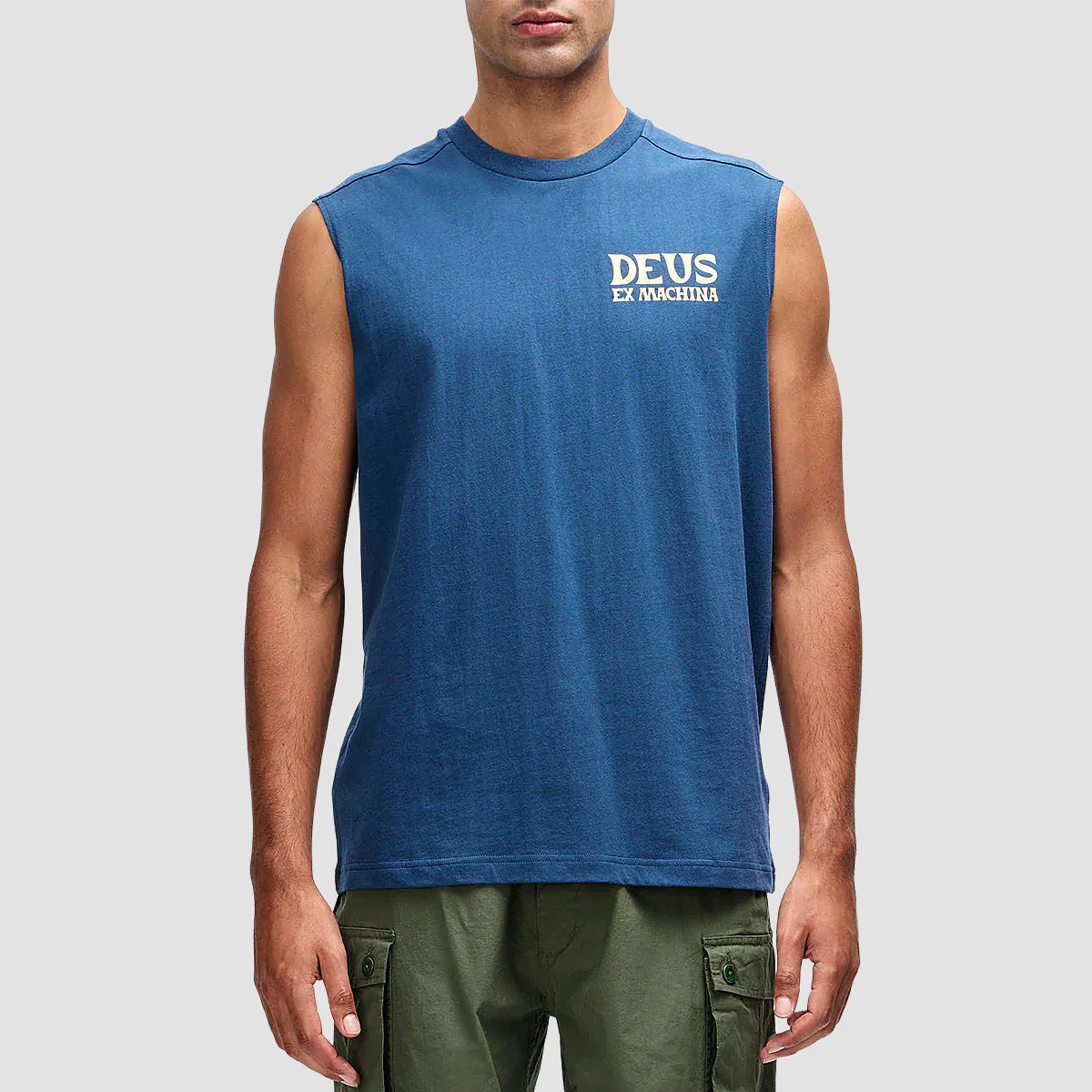Deus Chinook Muscle Vest Mechanic Blue - Image 2