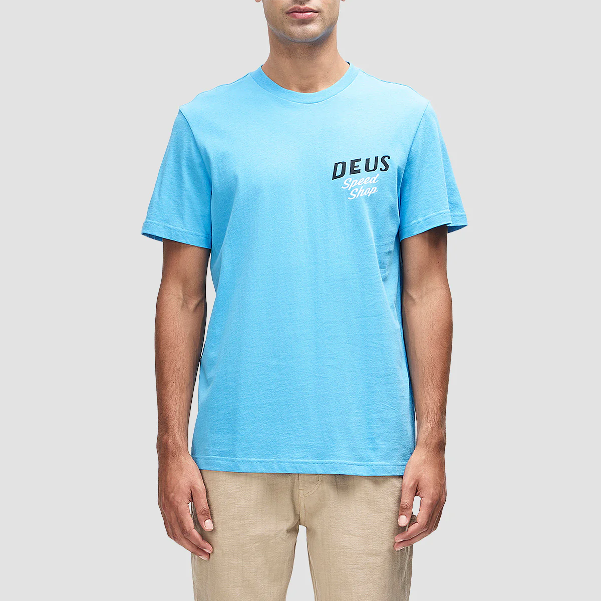 Deus Dogleg T-Shirt Bonnie Blue - Image 2