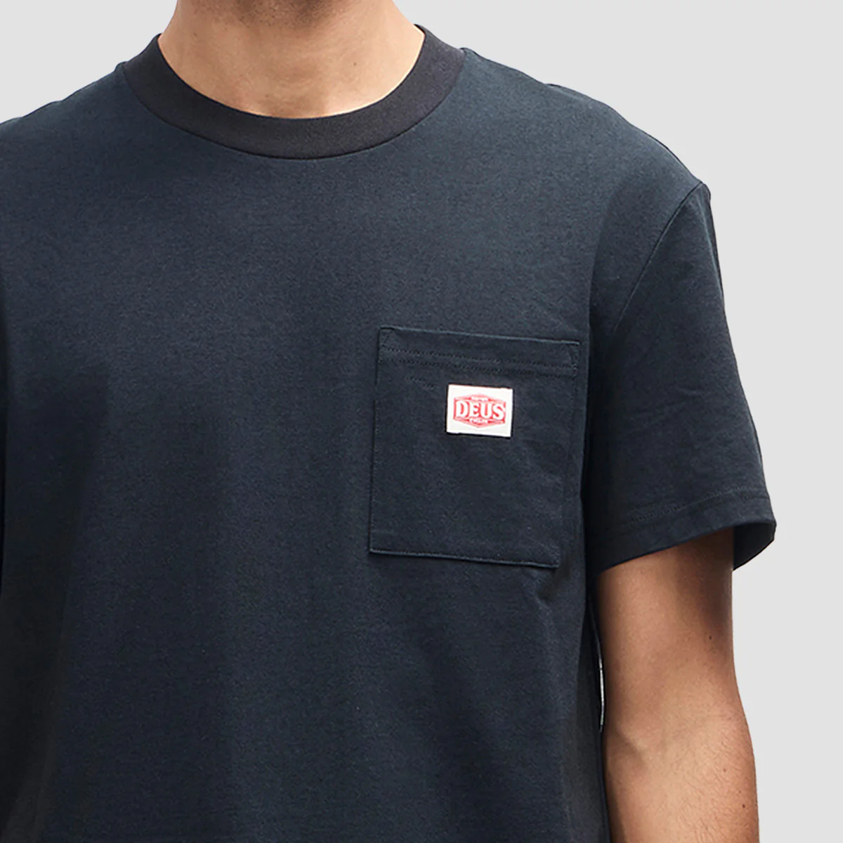Deus Parts & Service Pocket T-Shirt Black - Image 2