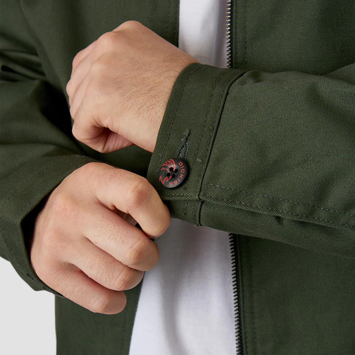 Dickies X Spitfire Jacket Olive Green - Image 4