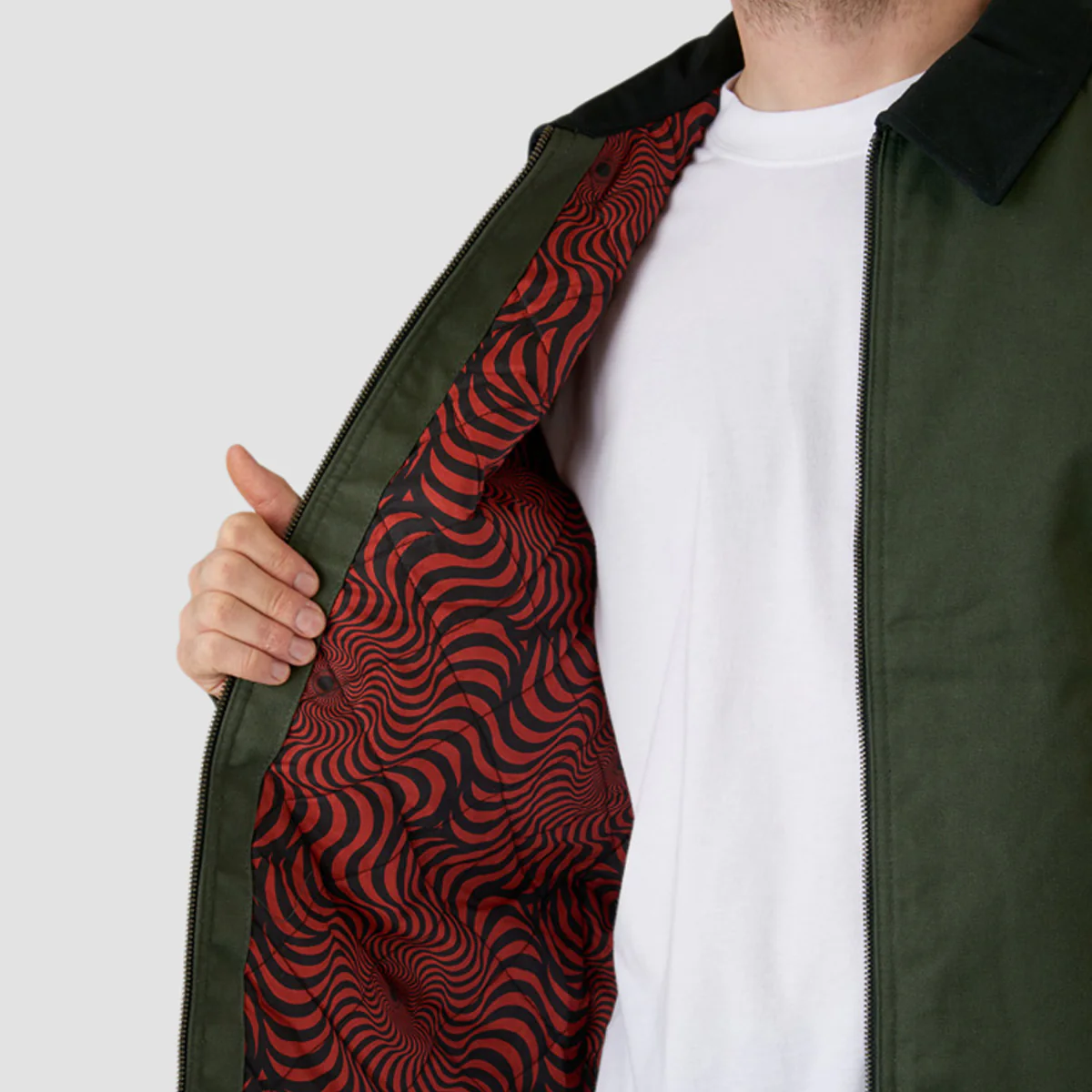 Dickies X Spitfire Jacket Olive Green - Image 5