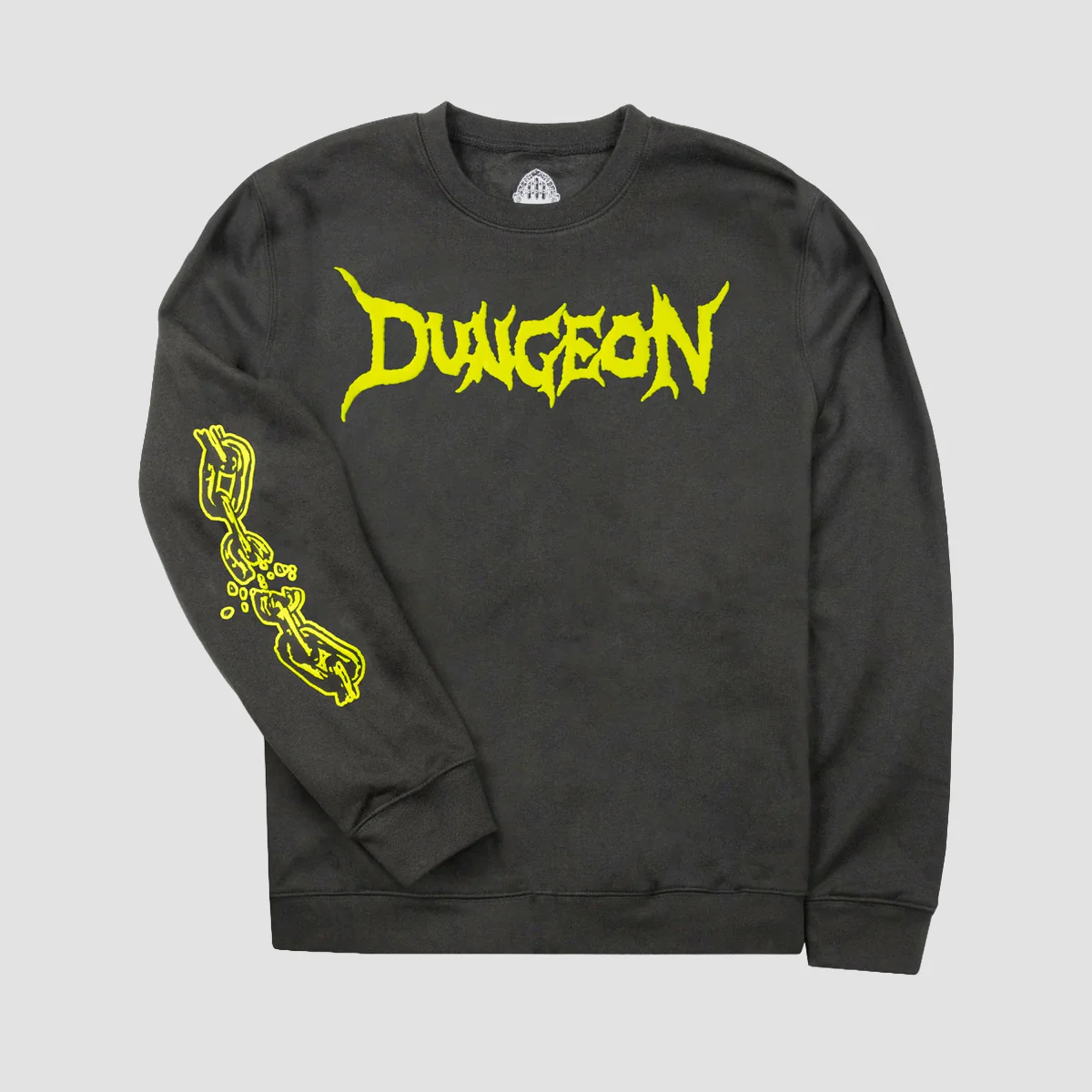 Dungeon Break The Chain Crew Sweatshirt Charcoal - Image 2