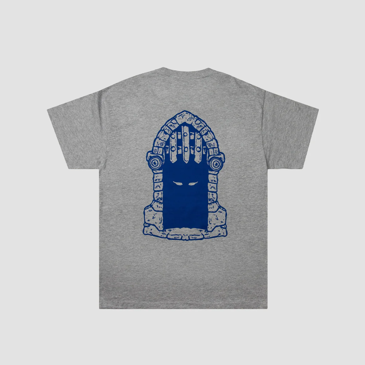 Dungeon Portcullis T-Shirt Grey/Blue