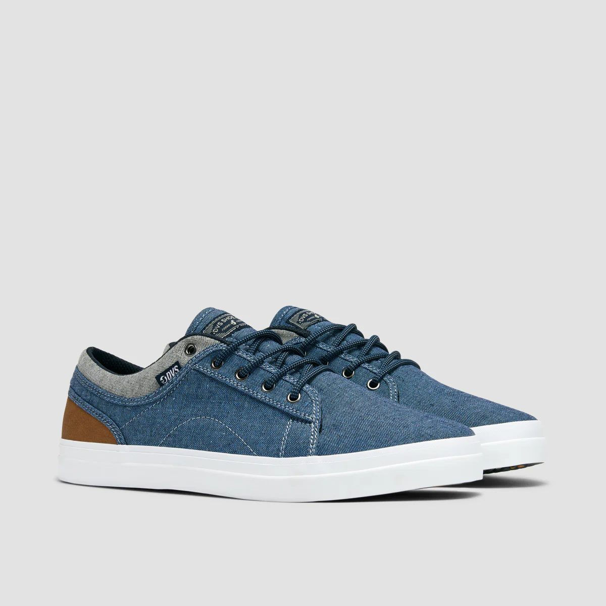 DVS Aversa+ Shoes - Dark Navy/Charcoal/Brown Textile - Image 2