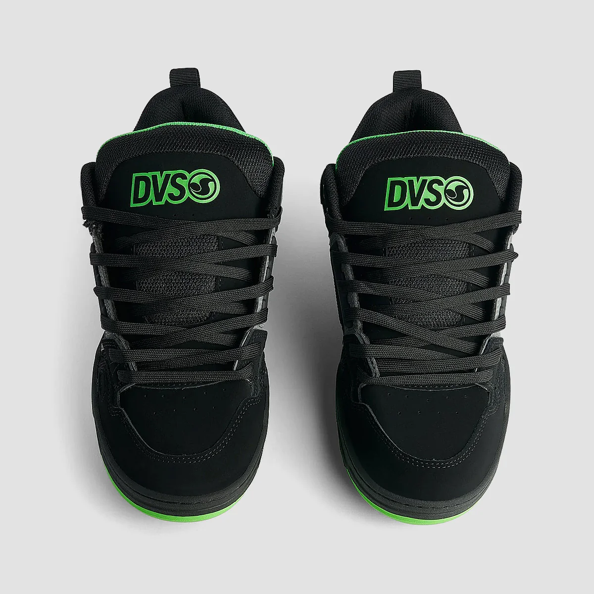 DVS Comanche Shoes - Black/Charcoal/Lime - Image 4