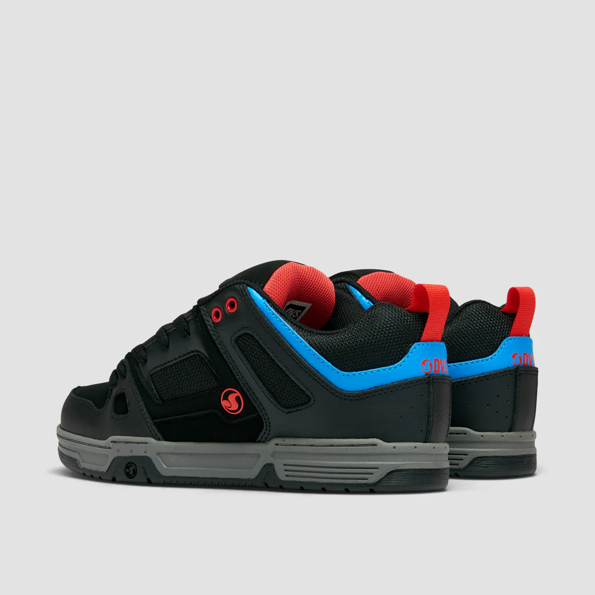 DVS Gambol Shoes - Black/Fiery Red/Blue Nubuck - Image 3
