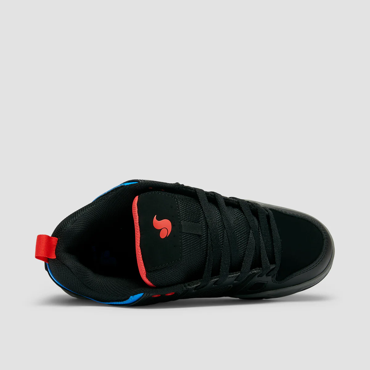 DVS Gambol Shoes - Black/Fiery Red/Blue Nubuck - Image 4