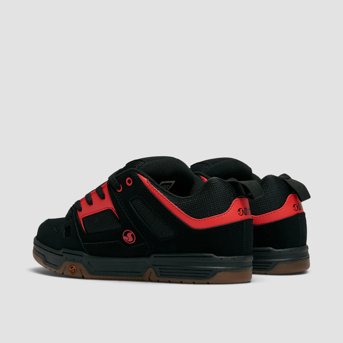 DVS Gambol Shoes - Black/Red/Gum Nubuck - Image 3