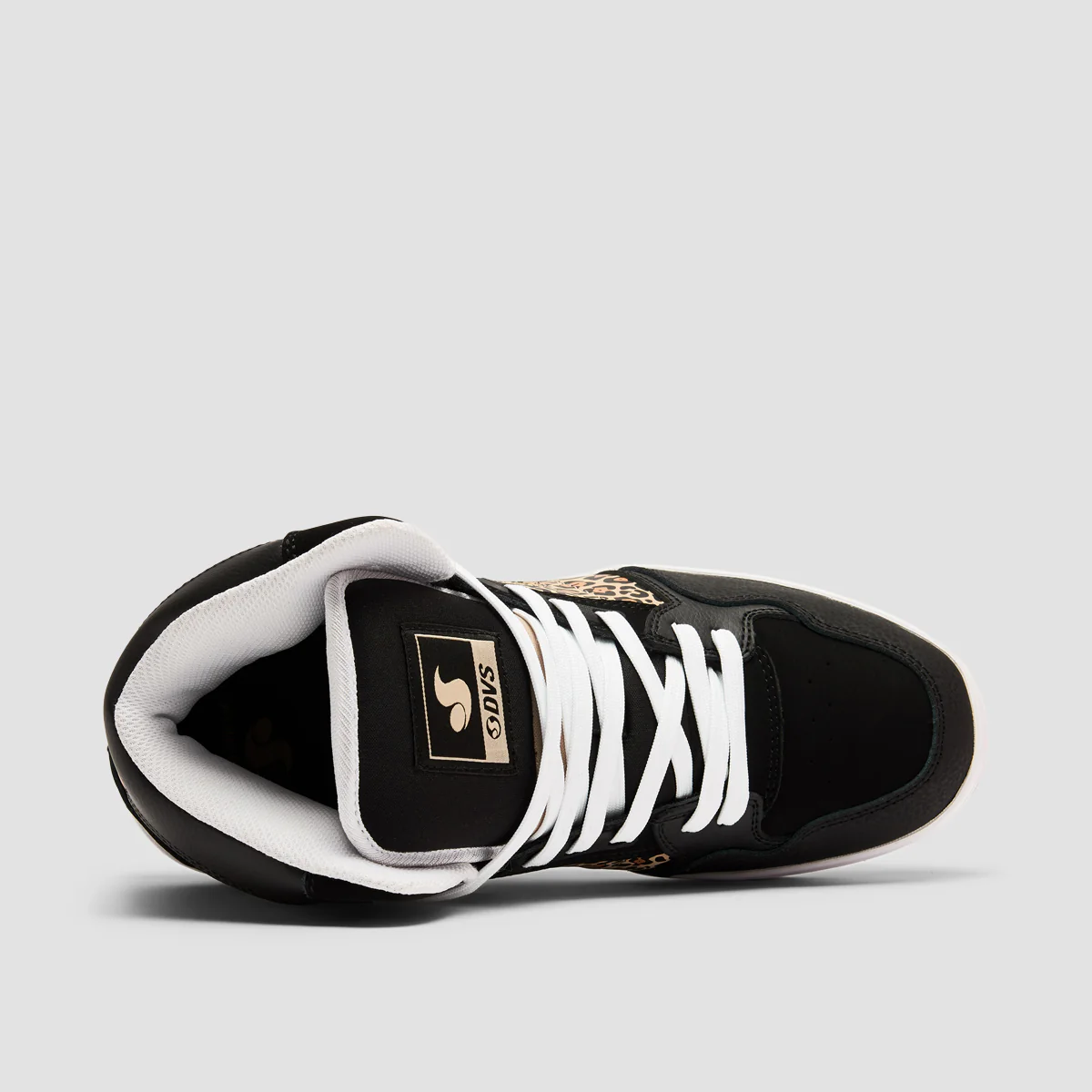 DVS Honcho High Top Shoes - Black/White/Print Suede - Womens - Image 4