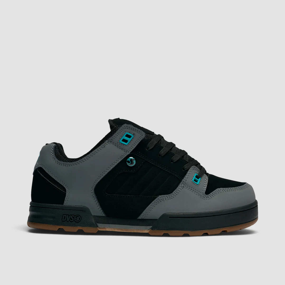 DVS Militia Snow Shoes - Black/Turquoise/Gum Nubuck
