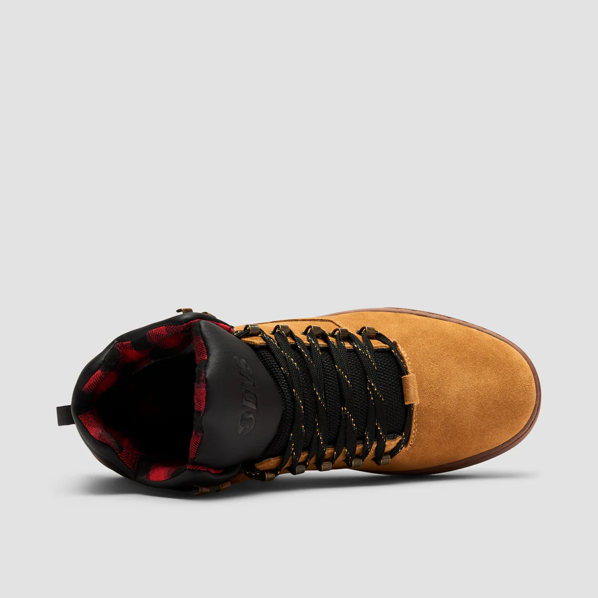 DVS Vanguard Boots - Chamois/Black/Fiery Red Suede - Image 4